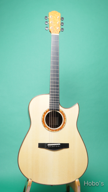KAMEOKA GUITAR (亀岡 隆之) KMD Cutaway "German / Madagascar Rosewood"